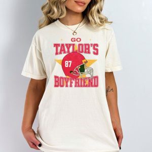 Travis Kelce Football Shirt Go Taylors Boyfriend Merch Kc Football Shirt Funny Ts Inspired Shirt1 1