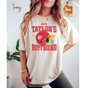 Travis Kelce Football Shirt, Go Taylors Boyfriend Merch, Kc Football Shirt, Funny Ts Inspired Shirt