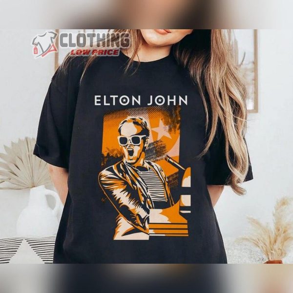 Tribute To Elton John Concert Tour 2024 Merch, Elton John Inspired Shirt, Elton John Tee, Elton John Merch 2023 Unisex Vintage Sweatshirt