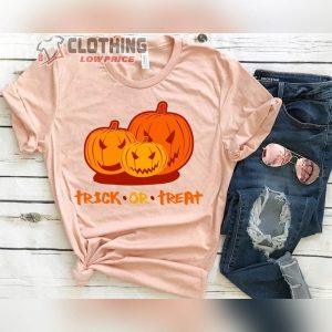 Trick Or Treat Basic Halloween Shirt, Pumpkin Face T Shirt, Pumpkin Halloween T-Shirt, Jack O Lantern Shirt, Hocus Pocus Tee