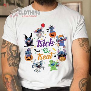 Trick Or Treat Stitch Halloween Costume Many Ghost Custom Shirt, Horror Stitch Halloween Shirt, Gift Stitch For Halloween