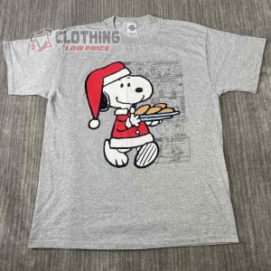 Happy Snoopy Christmas Dinner Shirt, Snoopy Peanuts Merry Christmas T-Shirt