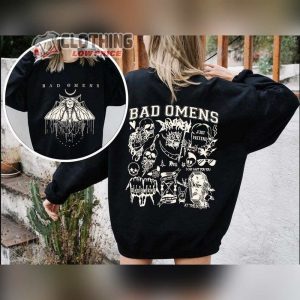 Vintage Bad Omens Concrete 2023 Forever Unisex Sweatshirt Bad Omens Bring Me The Horizon 2023 2024 Tour Presale Code Shirt Fade Reaper Tee Wraith Bad Omens Tee