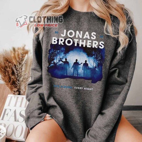 Vintage Five Albums Every Night Jonas Brothers T-Shirt, Jonas Brothers Tour 2023 Shirt, Jonas 90’S Style Sweatshirt, Jonas Brother Merch