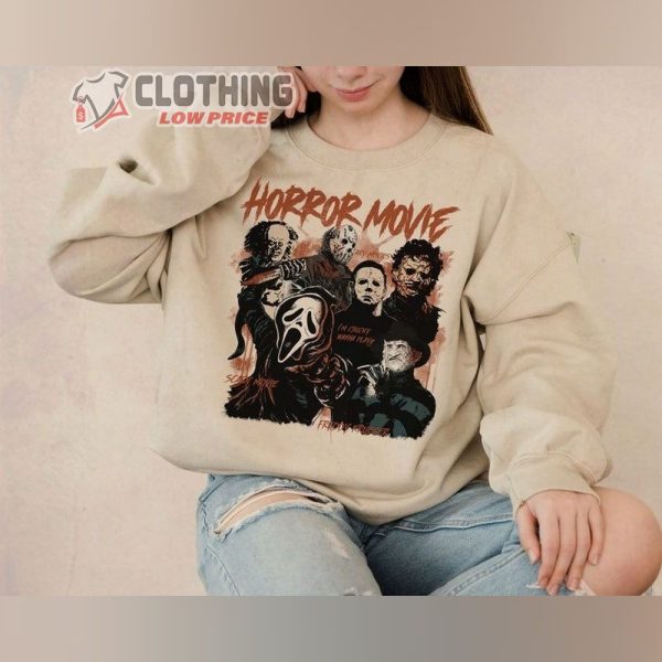 Vintage Halloween Horror Movie Sweatshirt, Halloween Scream Sweatshirt, Michael Myers Halloween Shirt, Halloween Horror Movie Shirt, Halloween Gift