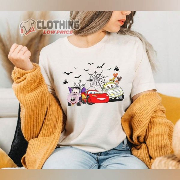 Vintage Lightning Mcqueen Halloween Shirt, Retro Disney Cars Halloween Shirt, Disneyland Halloween Shirt, Mcqueen Halloween Shirt, Cute Cars Halloween Gift