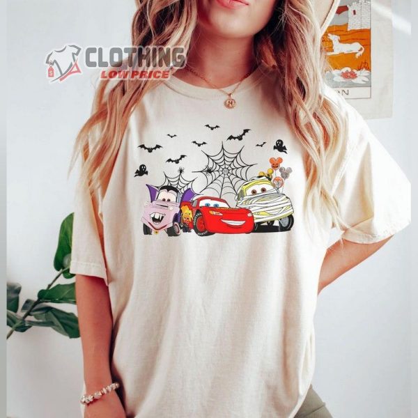 Vintage Lightning Mcqueen Halloween Shirt, Retro Disney Cars Halloween Shirt, Disneyland Halloween Shirt, Mcqueen Halloween Shirt, Cute Cars Halloween Gift