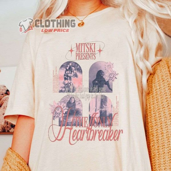 Vintage Mitski Presents Merch, Mitski Tour 2023 Setlist Shirt, Mitski The Only Heartbreaker T-Shirt