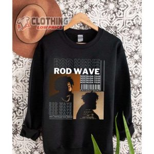 Vintage Rod Wave Nostalgia Tour 2023 Merch, Rod Wave Tour 2023 Shirt, Nostalgia Tour Tee, Vintage Rod Wave Tour 2023 Tickets T-Shirt