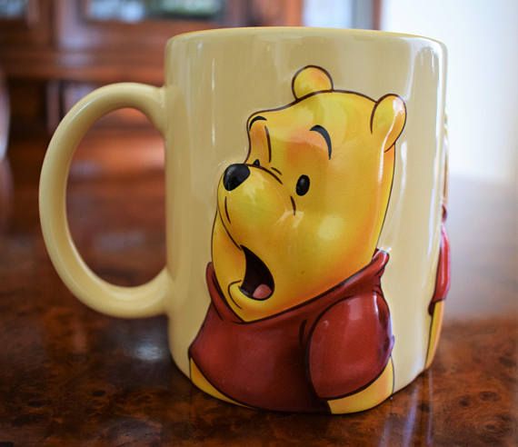 Vintage Winnie the Pooh 3D Mug etsy