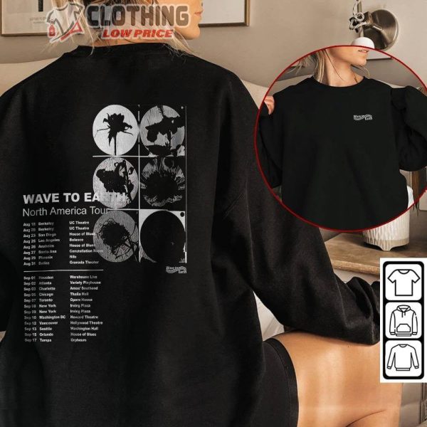 Wave To Earth Indie Band North America Tour 2023 Merch, W2E Kpop Shirt, Wave To Earth Tour Dates 2023 T-Shirt