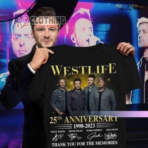Westlife 25Th Anniversary 1998-2023 Shirt, Westlife Shane Filan Shirt, Westlife America Concert T-Shirt, Westlife Music Concert 2023 Shirt, Westlife Merch