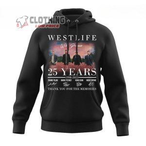 Westlifes Signature 25th Anniversary Merch Westlife Anniversary Tshirt Westlife Wild Dream Shirt Westlife Music Tee Shirt Wildest Dreams Shirt Westlife 2023 Tour Sweatshirt3
