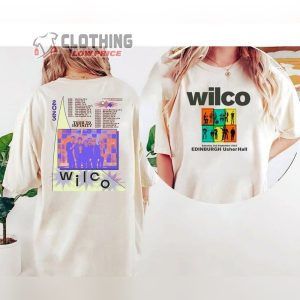 Wilco Spring Edinburgh Usher Hall 2023 Tour T-Shirt, Wilco Band Infinity To Us Tour 2023 Merch, Vintage Wilco Band Concert TShirts