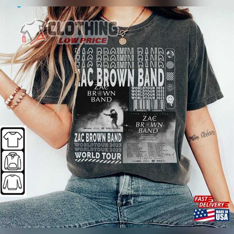 zac brown band tour merch