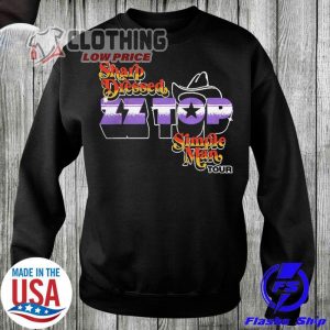 Zz Top Official Store Sharp Dressed Tour 2023 Sweatshirt, Zz Top Concert Schedule Merch, Zz Top Setlist 2023 T- Shirt
