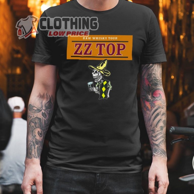 Zz Top Raw Tour 2023 Shirt, Zz Top Setlist 2023 Merch, Zz Top Songs