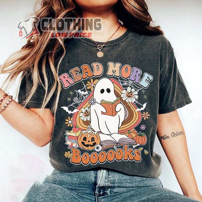 Read More Books Teacher Halloween Shirt