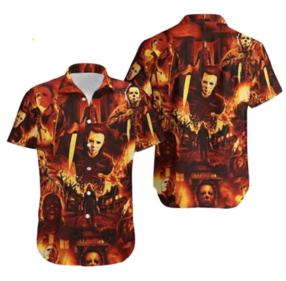 Michael Myers Horror Halloween Hawaiian Shirt