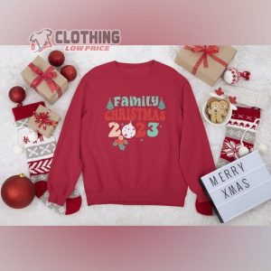 Family Christmas 2023 Shirt, Christmas Santa Sweatshirt, Christmas Shirt, Happy Christmas Tee Gift