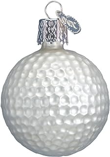 Old World Christmas 2020 Christmas Ornament Golf Ball Glass Golf Ornament