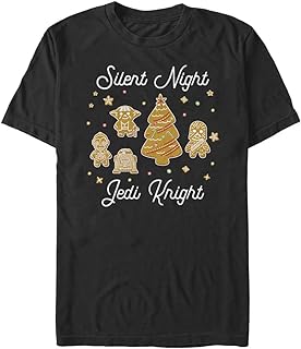 1. STAR WARS Jedi Knight Gingerbread Men's Tops Short Sleeve Gingerbread Shirt