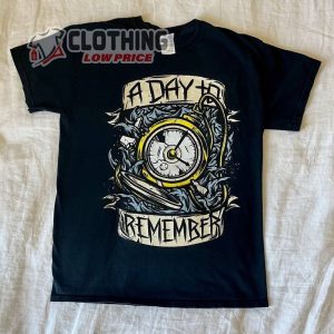 A Day To Remember Adtr T-Shirt, Pocket Watch Wow Emo Pop-Punk Tshirt