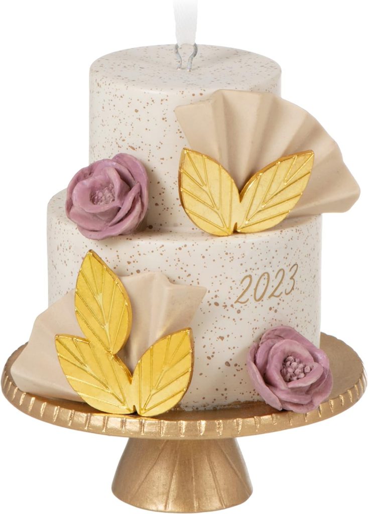 A Sweet Beginning Wedding Cake Ornament amazon
