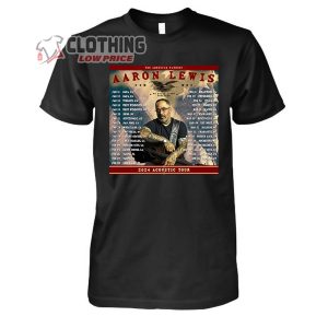 Aaron Lewis 2024 Acoustic Tour Merch, Aaron Lewis The American Patriot Shirt, We Stand Alone Together T-Shirt