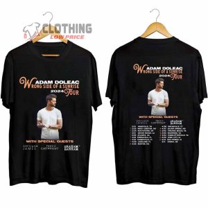 Adam Doleac The Wrong Side Of A Sunrise Tour 2024 Merch, Adam Doleac Biggest Fan Shirt, Adam Doleac 2024 Concert Sweatshirt, Adam Doleac Setlist 2024 T-Shirt