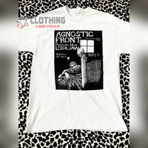 Agnostic Front Poison Idea Vintage Tee, Agnostic Front Tour Dates Shirt