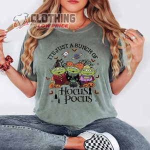 Aliens Toy Story Halloween Shirt, It’S Just A Bunch Of Hocus Pocus Sanderson Sister Shirt Adults