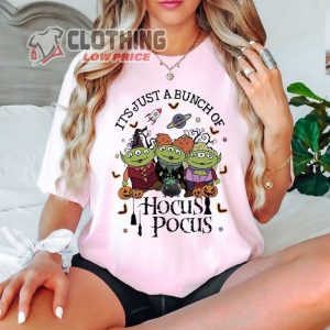 Aliens Toy Story Halloween Shirt, It’S Just A Bunch Of Hocus Pocus Sanderson Sister Shirt Adults