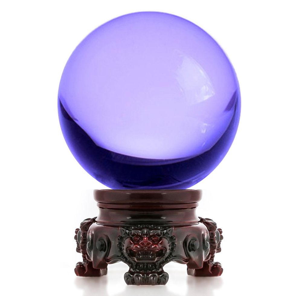 Amlong Crystal Purple Crystal Ball amazon