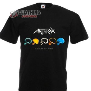 Anthrax Caught In A Mosh Unisex T-Shirt, Anthrax Top Songs Merch, Anthrax Song Symbol Shirt