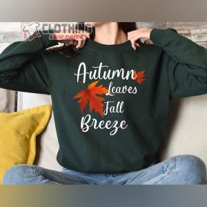 Autumn Leaves Fall Breeze Sweatshirt, Thanksgiving 2023 Sweatshirt, Cute Thanksgiving Tee, Fall Shirt, Thanksgiving Day, Thanksgiving Gift