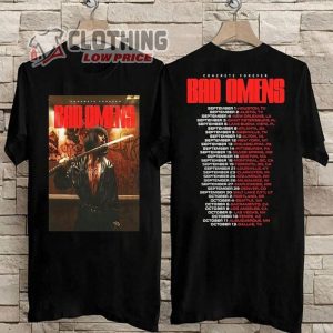 Bad Omens Concrete Forever Us Tour 2023 Tshirt, Bad Omens Tour Fall Tour 2023 Shirt Bad Omen Band Fan, Music Tour 2023 Tees