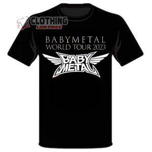 Babymetal Tour 2023 Black Logo T-Shirt