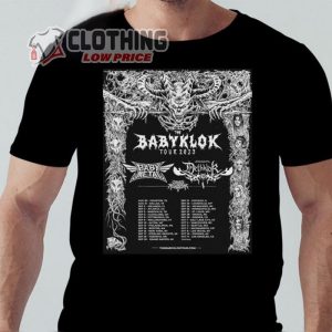 Babymetal Us Tour 2023 Shirt, The Babyklok Tour 2023 Sweatshirt, Babymetal Hoodie, Babymetal Merch, Babymetal Setlist 2023 Hoodie