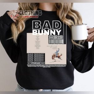 Bad Bunny 2023 Merch Bad Bunny New Album Sweatshirt Nadie Sabe Lo Que Va Pasar Manana T Shirt