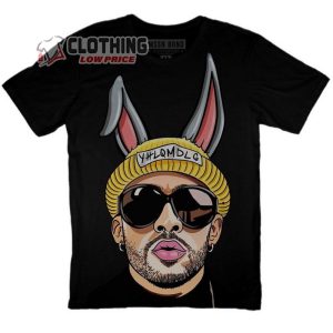 Bad Bunny Graphic Tee Bad Bunny 2024 Tour T Shirt Bad Bunny Dura Song Merch