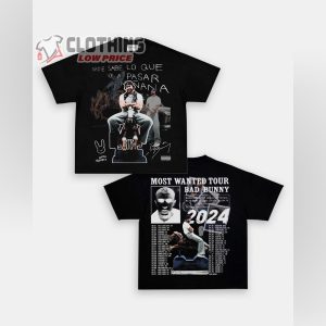 Bad Bunny Nadie Sabe Lo Que Va Pasar Manana Merch Most Wanted Tour 2024 Bad Bunny Shirt Game Changer T Shirt 1