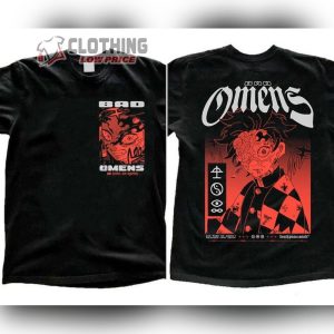 Bad Omens Band World Tour 2 Sides T Shirt Bad Omen 2023 Concert Shirt Bad Omens T Shirt Concrete Jungle 2023 Tour Merch1