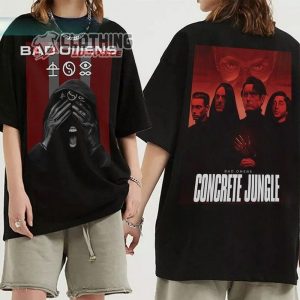 Bad Omens Members Graphic Shirt Bad Omens The Death Of Peace Of Mind Album T Shirt Bad Omens Concrete Jungle Sweatshirt