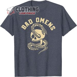 Bad Omens Snake And Skull Bad Omens T Shirt3