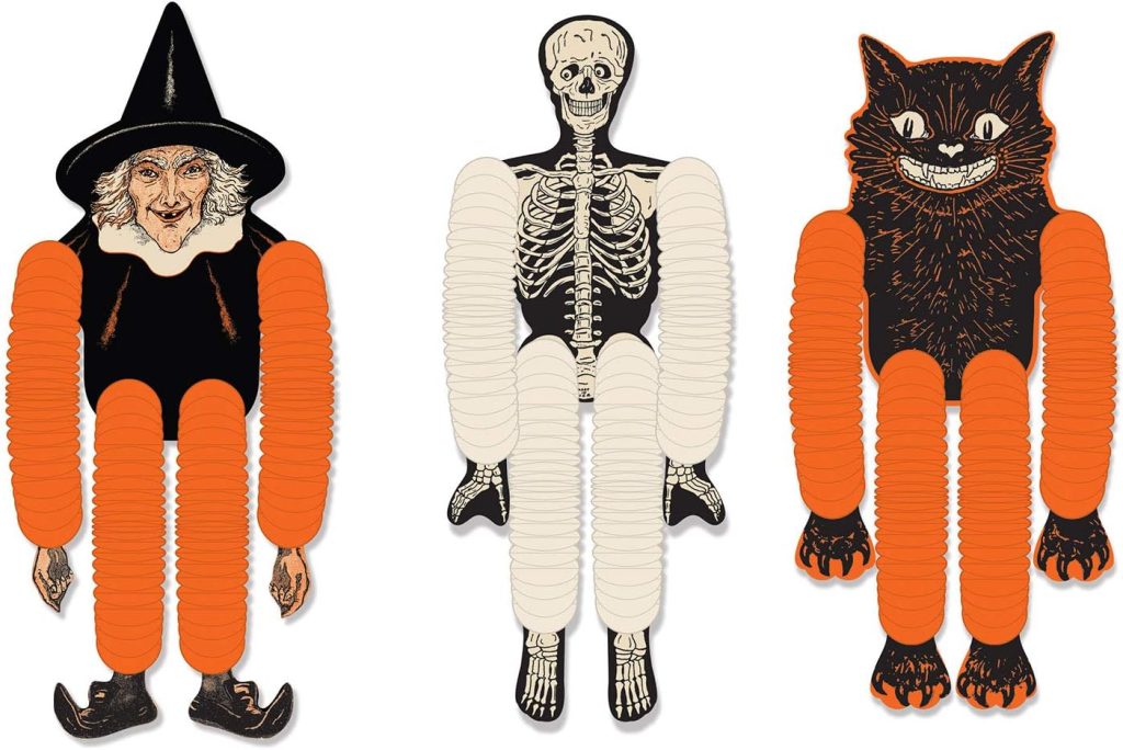 Beistle Vintage Halloween Tissue Dancers 3 Piece amazon