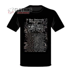 Belphegor European Festival 2023 With 30 Years Anniversary Processions Schedule T Shirt Hoodie And Sweater