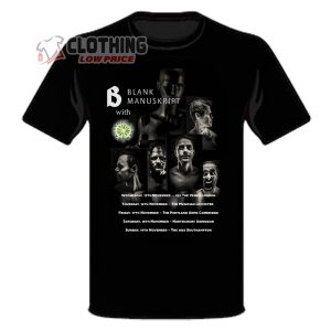 Blank Manuskript Dandelion Charm Tour 2023 Schedule And Ticketmaster T Shirt