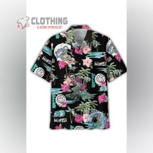 Blink 182 Hawaiian Shirt, Blink 182 Rock Shirt, Rock And Roll Shirt, Blink 182 Shirt, Blink-182 Tour 2024 Shirt, Fan Gift
