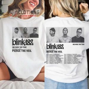 Blink 182 One More Time 2024 Tour Shirt, Blink-182 Tour Shirt, Blink-182 Tee, Blink-182 Tour 2024 Merch, Blink-182 Fan Gift